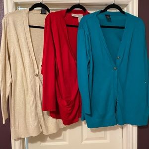 Bundle of cardigans